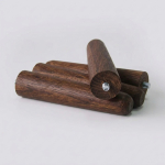 Ножки для мебели Эдгар 3,5×3,5×15, массив дуба, 4 шт., тёмный дуб