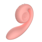Персиковый вибромассажёр SVibe Gizi SnailVG-PP