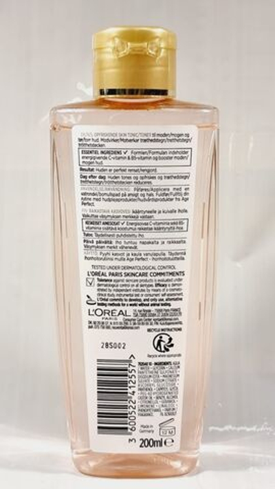 Освежающий тоник L'Oral Age Perfect для зрелой кожи 200 мл (Франция)