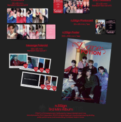 Альбом N.SSIGN - LOVE POTION 3rd Mini Album 2 Version SET
