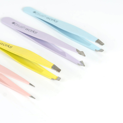 Brushworks Tweezer Set Mixed - набор щипцов, 4 szt.