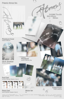 (ПРЕДЗАКАЗ) Альбом SHINee - ATMOS 6th Mini Album 5 Version (PRISMIC ATMOS + 4 RAIN CEREMONY) SET