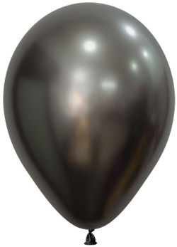 Шар (12''/30 см), Полуночный Серый (880), шелк, 50 шт.