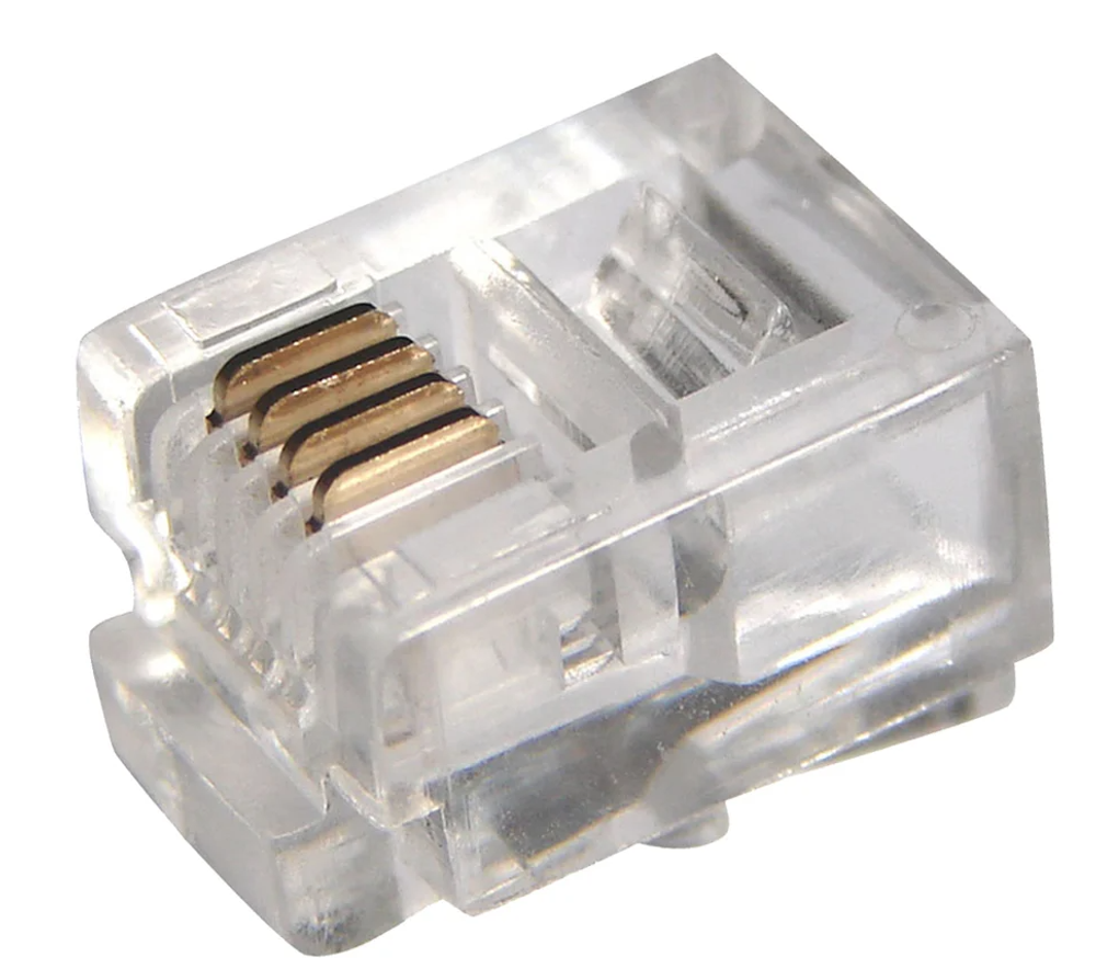 Разъем телефонный Rexant RJ11 (6р4с) /Линия Proconnect (05-1012-3)