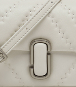 Кожаная сумка-мессенджер THE QUILTED LEATHER J MARC MINI Marc Jacobs - белый(2S3HSH016H03)