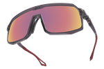 Спортивные очки с диоптриями HILX Inferno Shiny Crystal Dark Grey / Red Lens