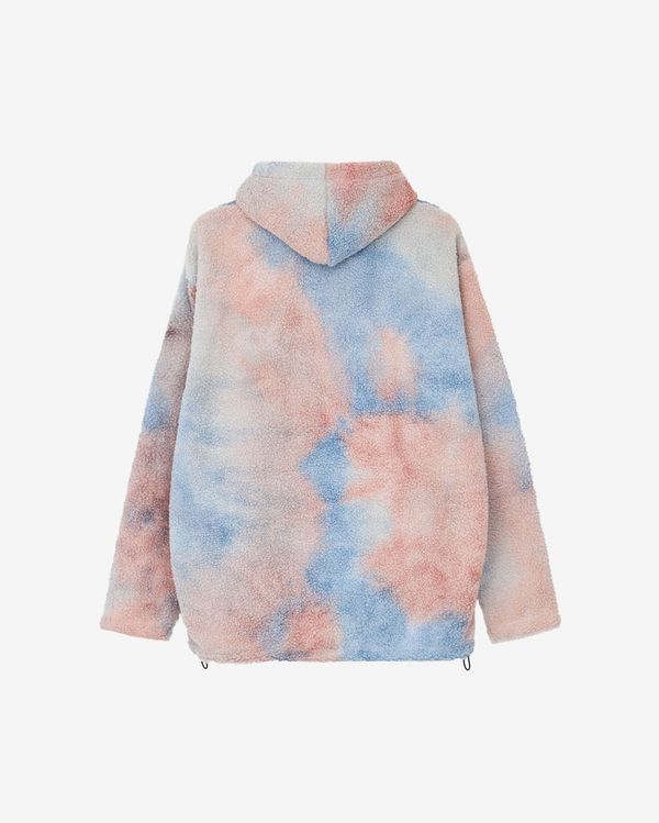 Худи Turbofleece Tie Dye Orange/Blue - фото 2