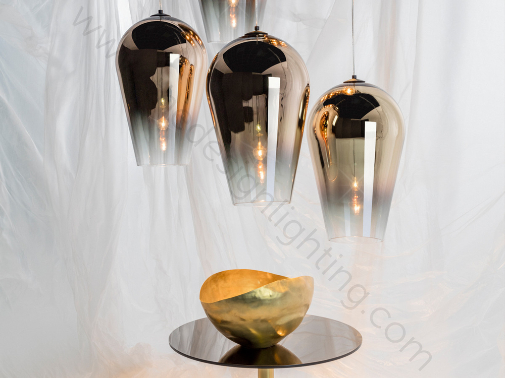 Pendant design lamp  FADE by Tom Dixon (Silver)