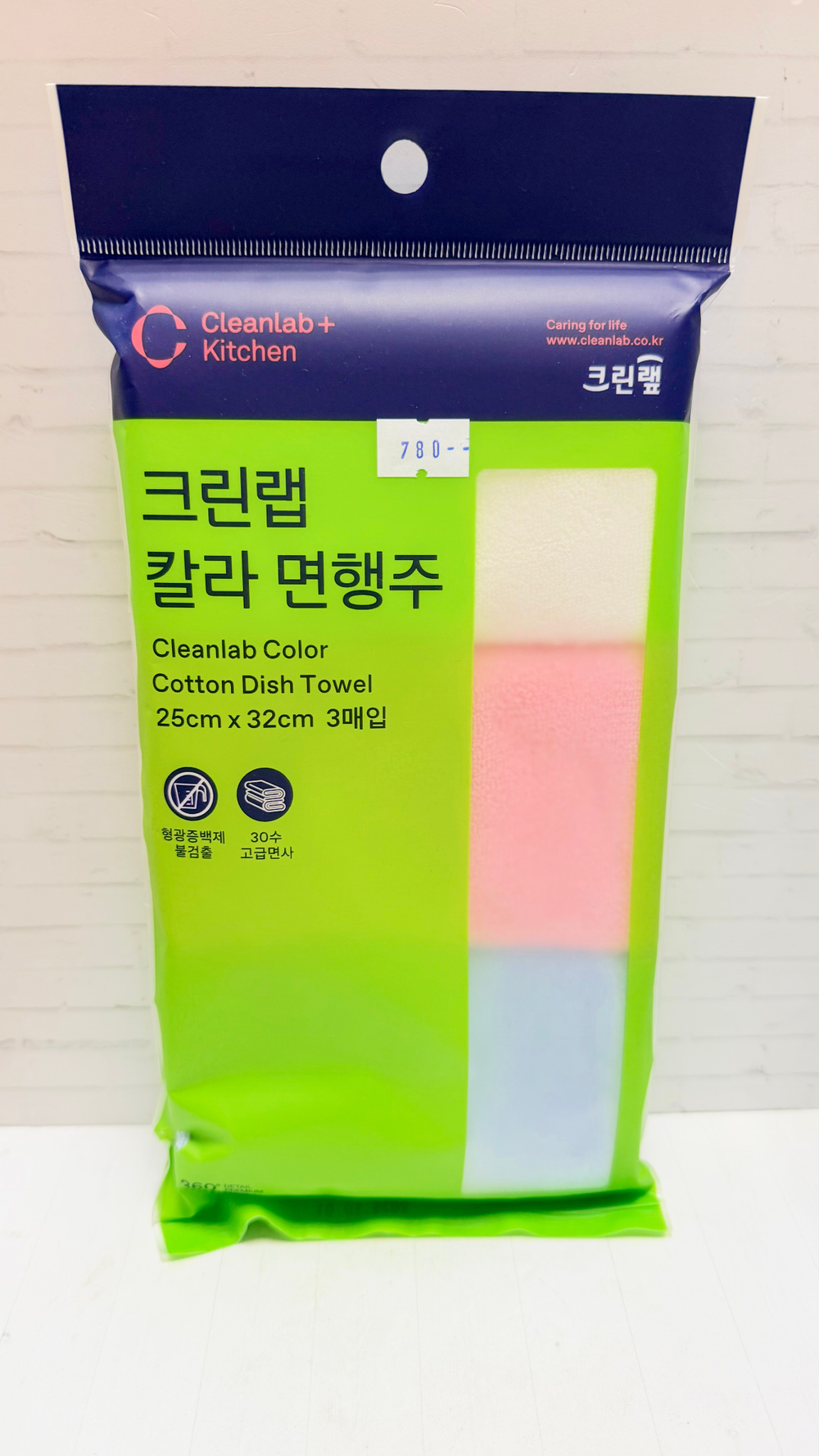 CLEACleanlab + Kitchen Хлопковая кухонная тряпка (махровая, износостойкая)