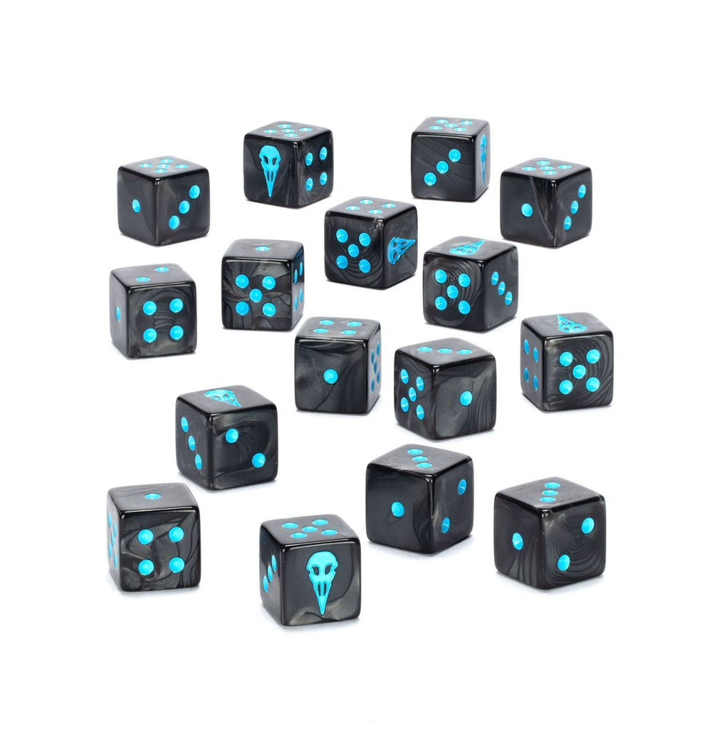 Набор кубиков Warhammer 40000 - Raven Guard Dice