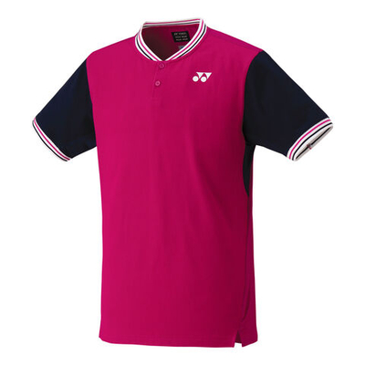 Мужское теннисное поло Yonex Polo Men - Berry, Black