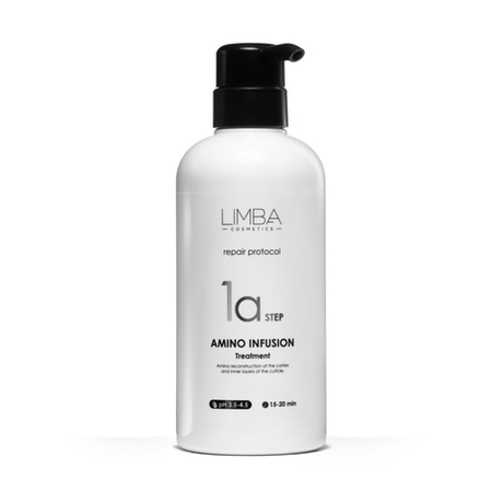 Limba Cosmetics Repair Protocol шаг 1 Маска-реконструктор для волос Step 1A: Amino Infusion Treatment