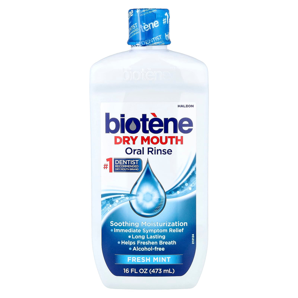 Biotene Dental Products, Ополаскиватель для полости рта от сухости, свежая мята, 473 мл (16 жидк. Унций)