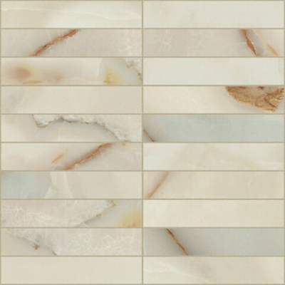 Мозаика BIJOUX ONYX BLANCHE GLO MOS (3x15) (767569)