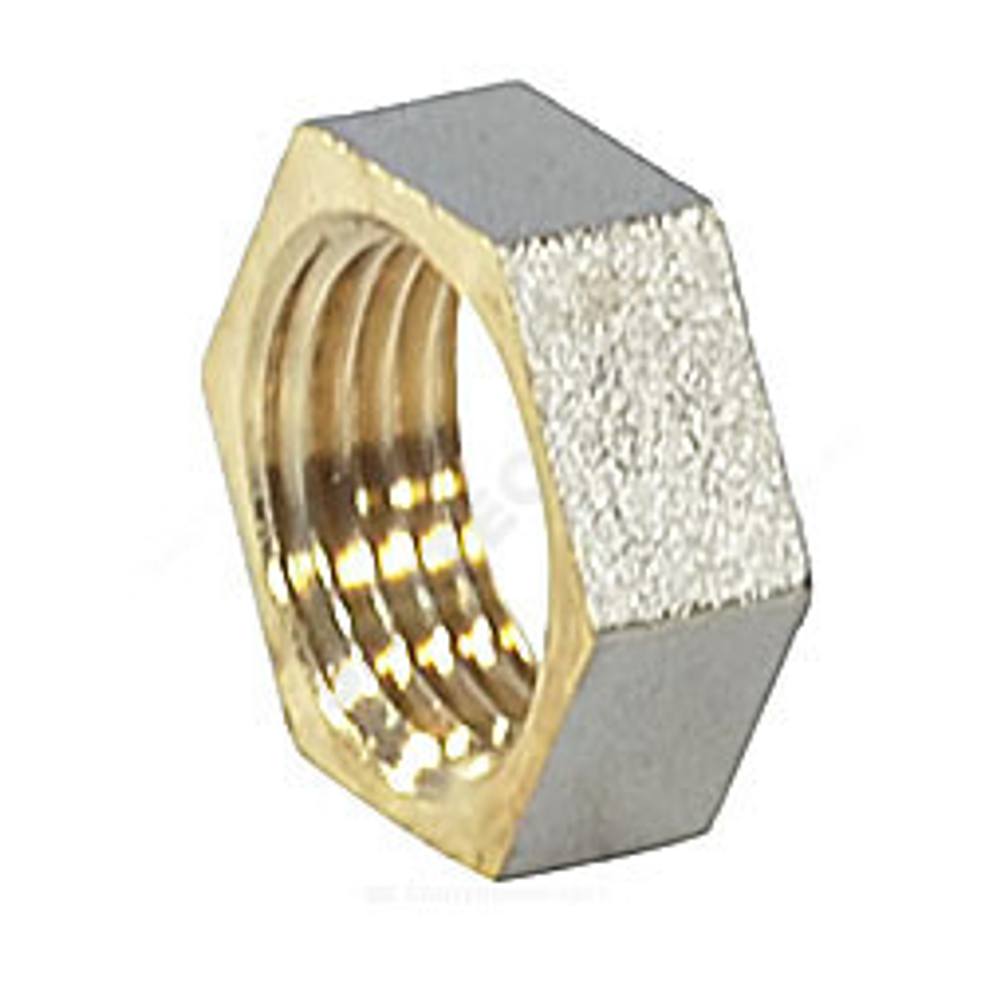 Контргайка латунь никель Ду 40 (1 1/2") ВР 9020 ГОСТ 32585-2013 Aquasfera 9020-05