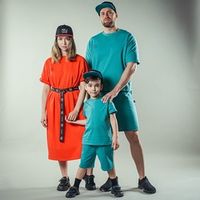 Футболка унисекс оверсайз "Вb team" Аквамарин