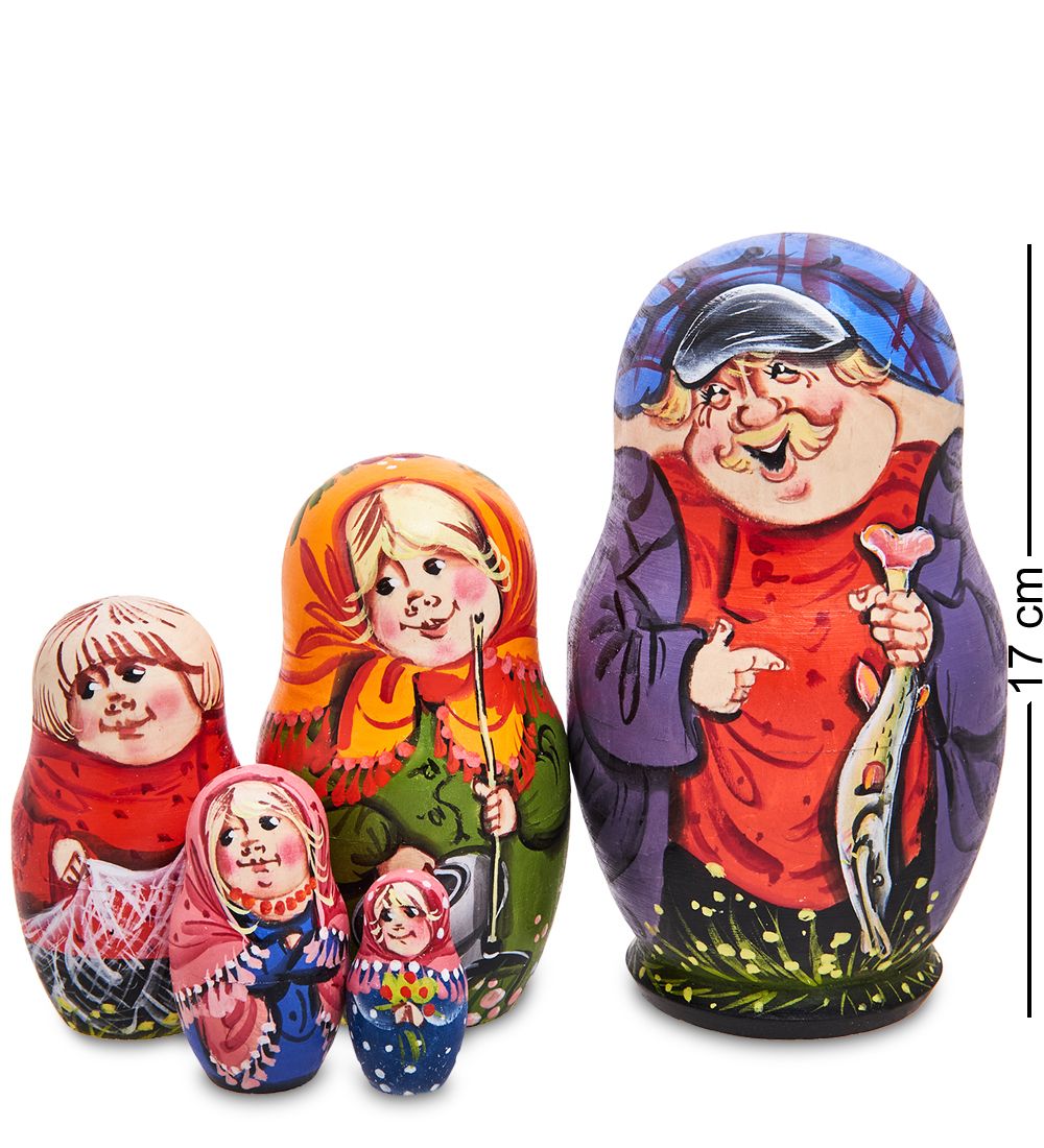 Народные промыслы МР-13/ 5-F Матрешка 5м «Семейка Малая»