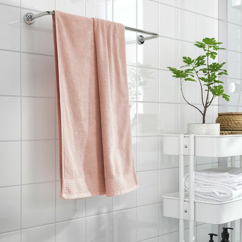 Полотенце банное IKEA VINARN (ВИНАРН), Светло-розовый, 70х140 см