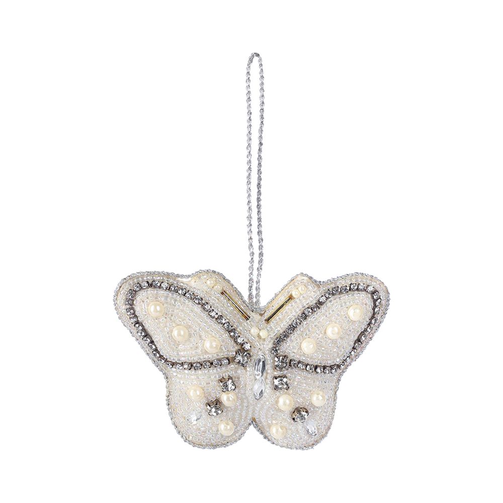 Набор елочных украшений Christmas pearls из коллекции New Year Essential, 4 шт.