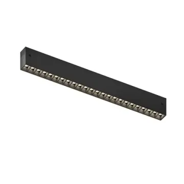 Трековый линейный светильник 18W 2700-6000К DK8302-BK чёрный Smart Grill ZigBee Denkirs