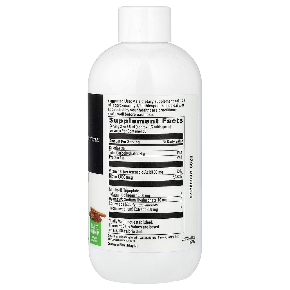 DaVinci Laboratories, Collagen Bright, обжаренная корица, 225 мл (7,6 жидк. унц.)