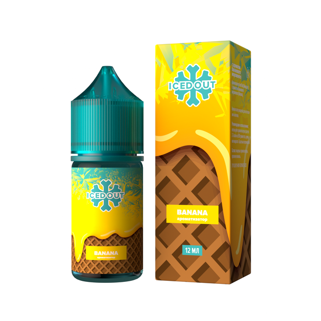 Ароматизатор Glitch Sauce Iced Out 12 мл - Banana