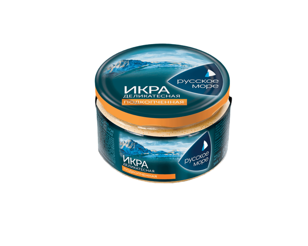 Икра аналог Русское Море деликатесная подкопченная 165г