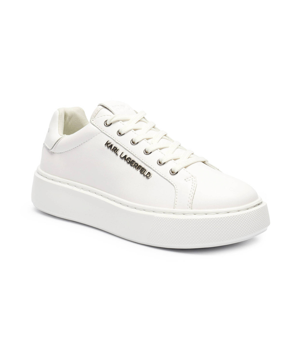 Кожаные кроссовки maxi kup Karl Lagerfeld - белый(KL62221F)