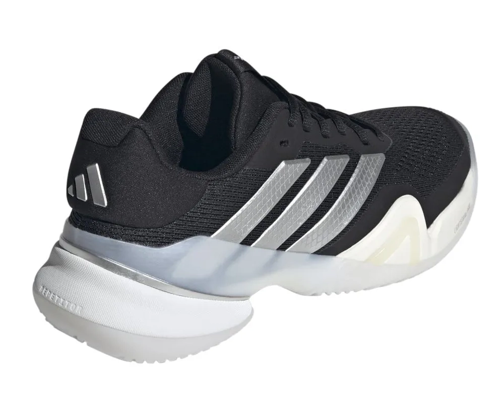 Женские теннисные кроссовки Adidas Barricade 14 W - core black/silver metallic/cloud white