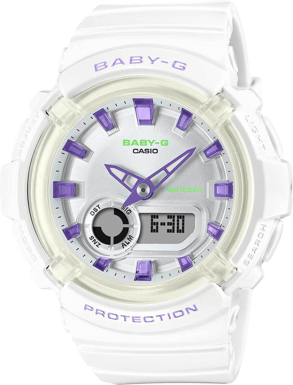 Японские наручные часы Casio Baby-G BGA-280DN-7A с хронографом