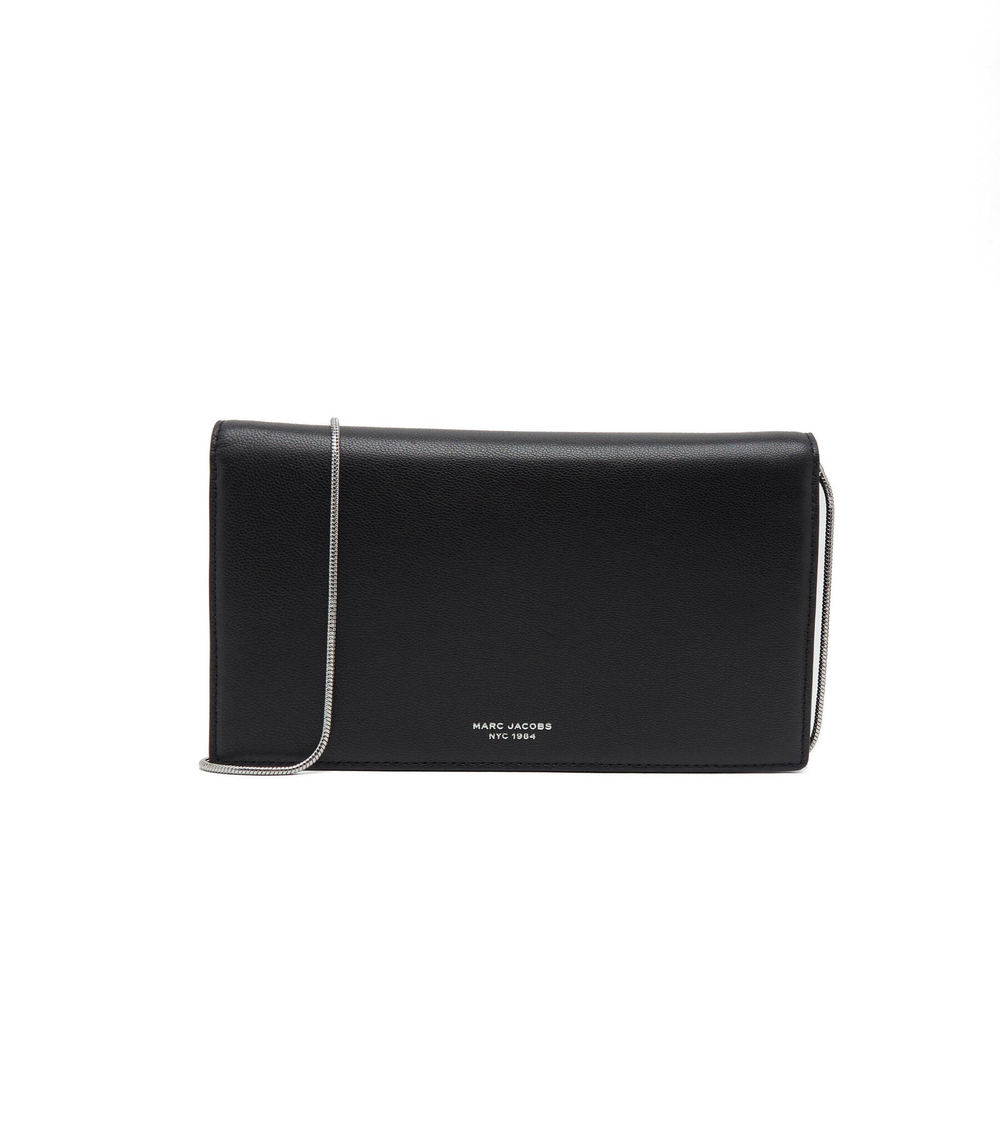 Кожаный клатч THE SLIM 84 MINI Marc Jacobs - черный(S173L03FA22)