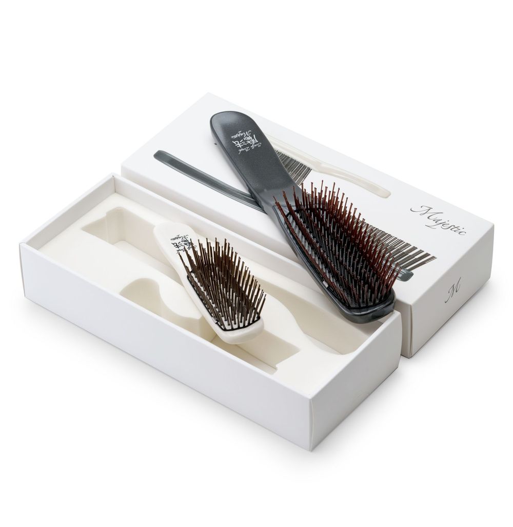 Расческа Majestic Scalp Brush Комбо Инь-ян