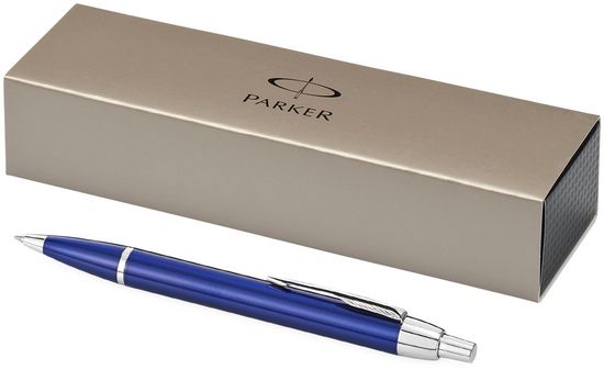 Шариковая ручка Parker IM Metal, K221, цвет: Blue CT, стержень: Mblue, S0856460