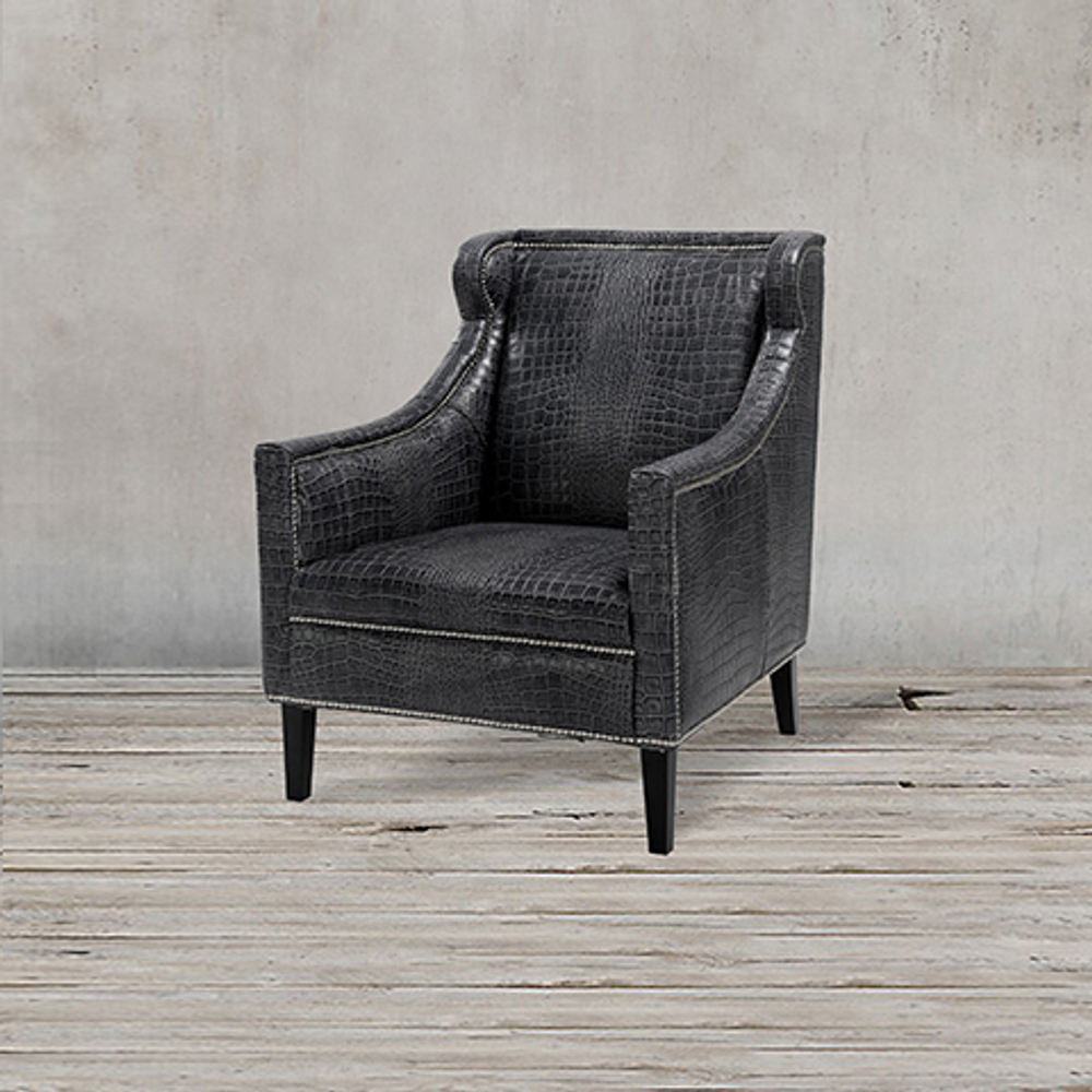 Кресло Roomers Furniture c0175-1d/black#b76