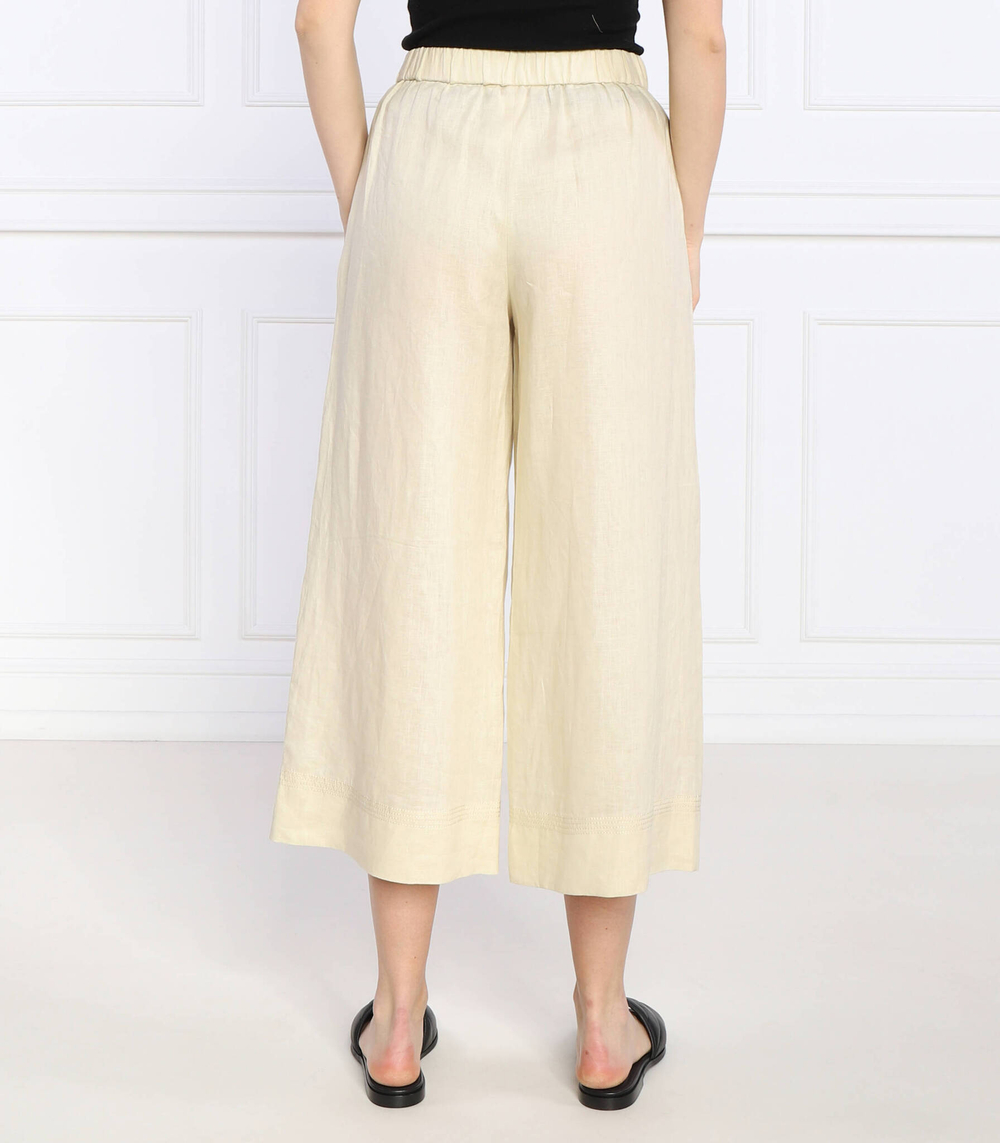 льняное брюки edmond Max Mara Leisure - бежевый(313102366)