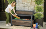 Скамья ДЕКО орех (Deco Garden Bench) 227 л.