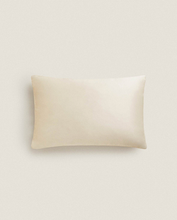 ZARA HOME (500 НИТЕЙ) НАВОЛОЧКА ИЗ ХЛОПКА ПЕРКАЛЬ, ЭКРЮ