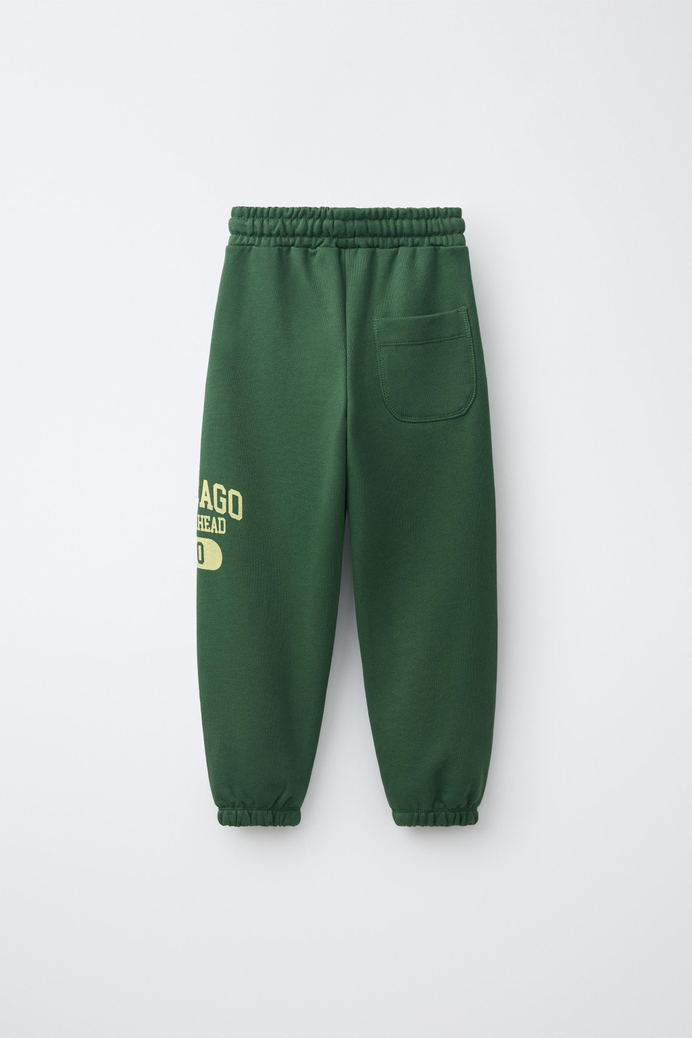 ZARA ДЖОГГЕРЫ VARSITY, ЗЕЛЕНЫЙ