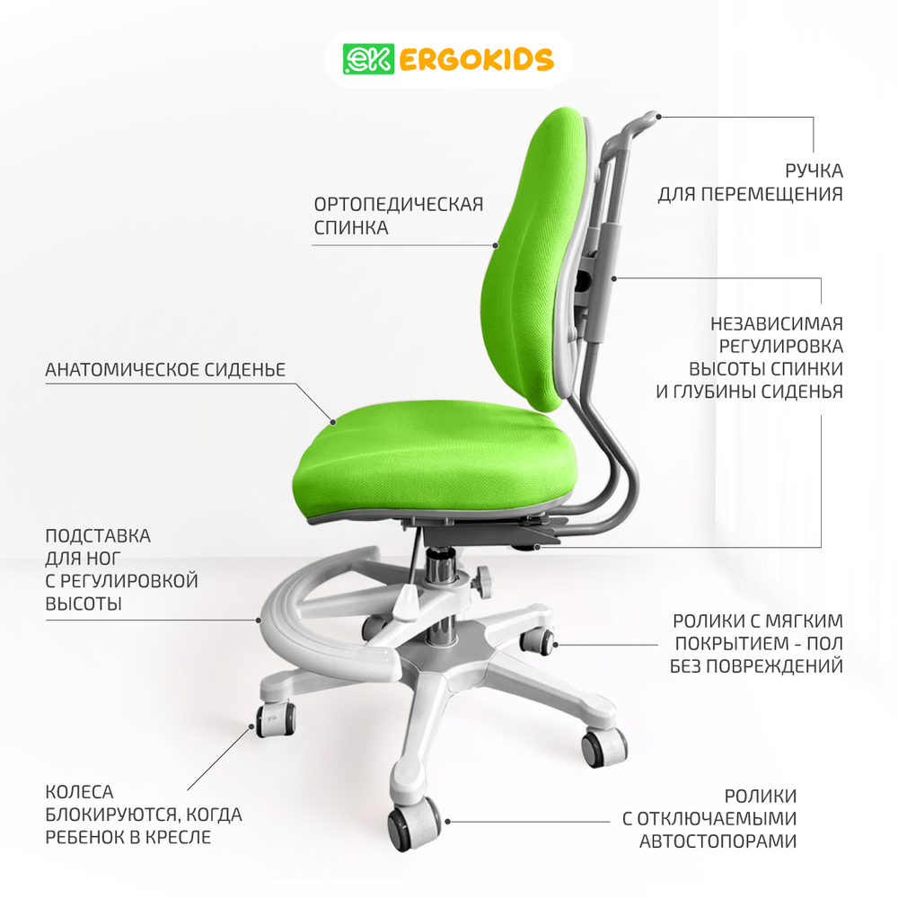 Стул для школьника Ergokids Columbia