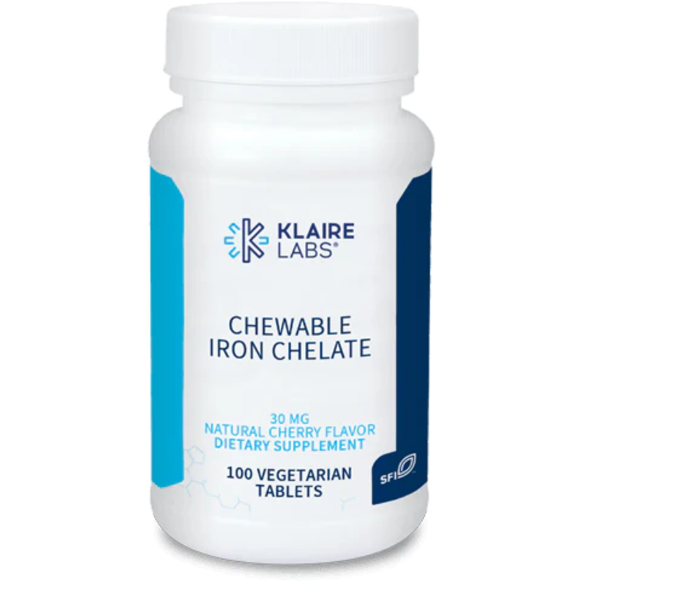 Klaire Labs Iron Chelate 100 vegcaps Klaire Labs Iron Chelate 100 vegcaps