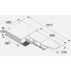 Выдвижная гладильная доска ASKO HI1153W