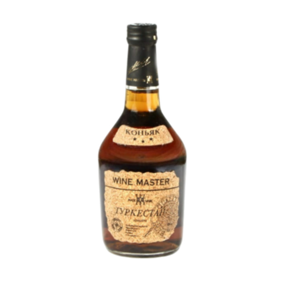 Коньяк Туркестан Wine Master 3 года 0,5 л (тубус)