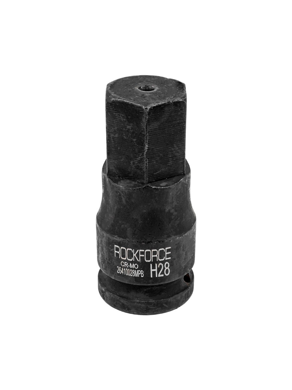 Головка-бита ударная 6-гранная 28мм,3/4'' RockForce RF-26410028MPB
