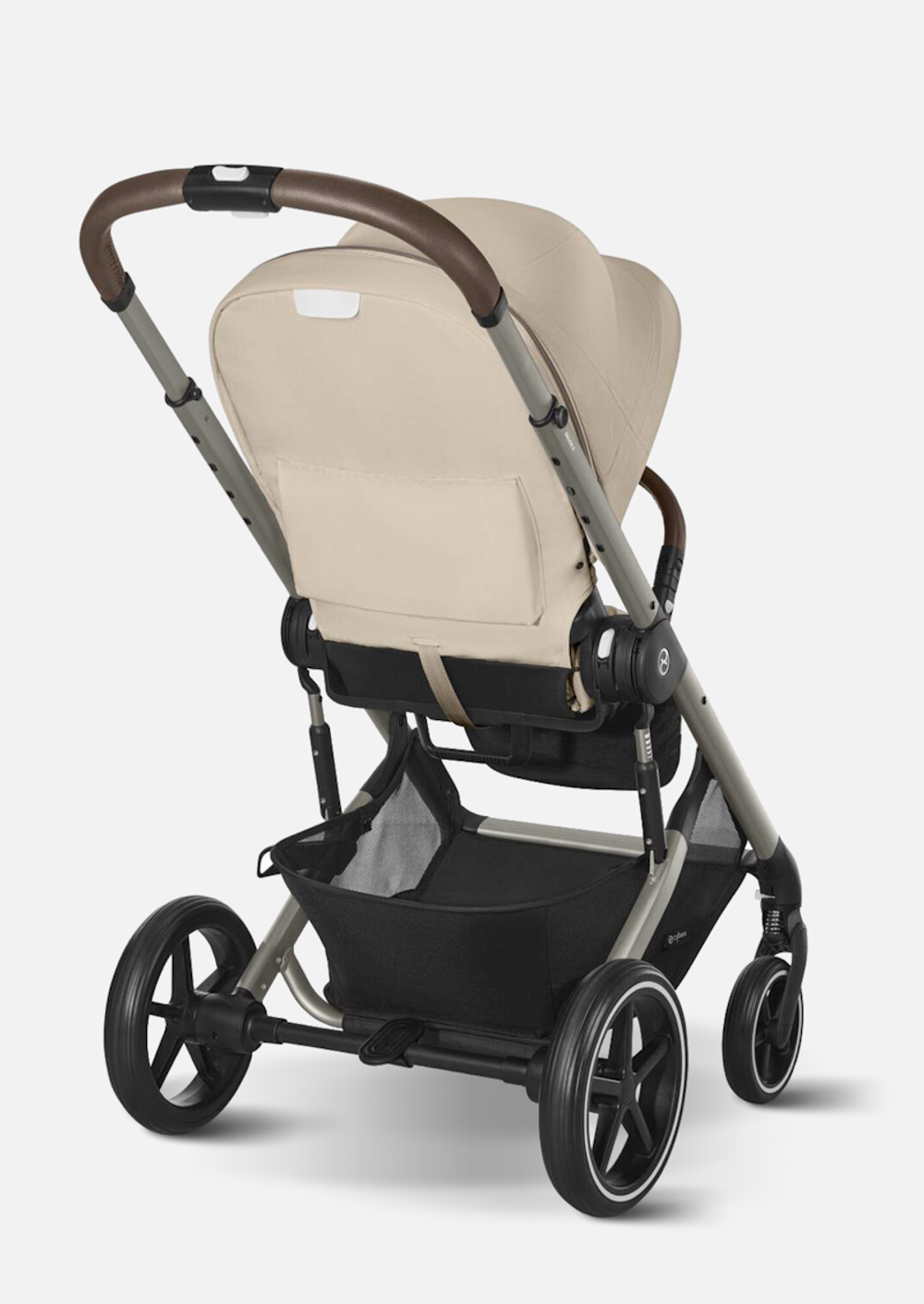 Cybex Детская коляска Balios S Lux BLK 2 в 1 цвет Almond Beige