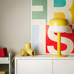 IKEA HORNFELS  (ИКЕА ХОРНФЕЛС)  -  Удлинитель - жёлтый 1,8 м