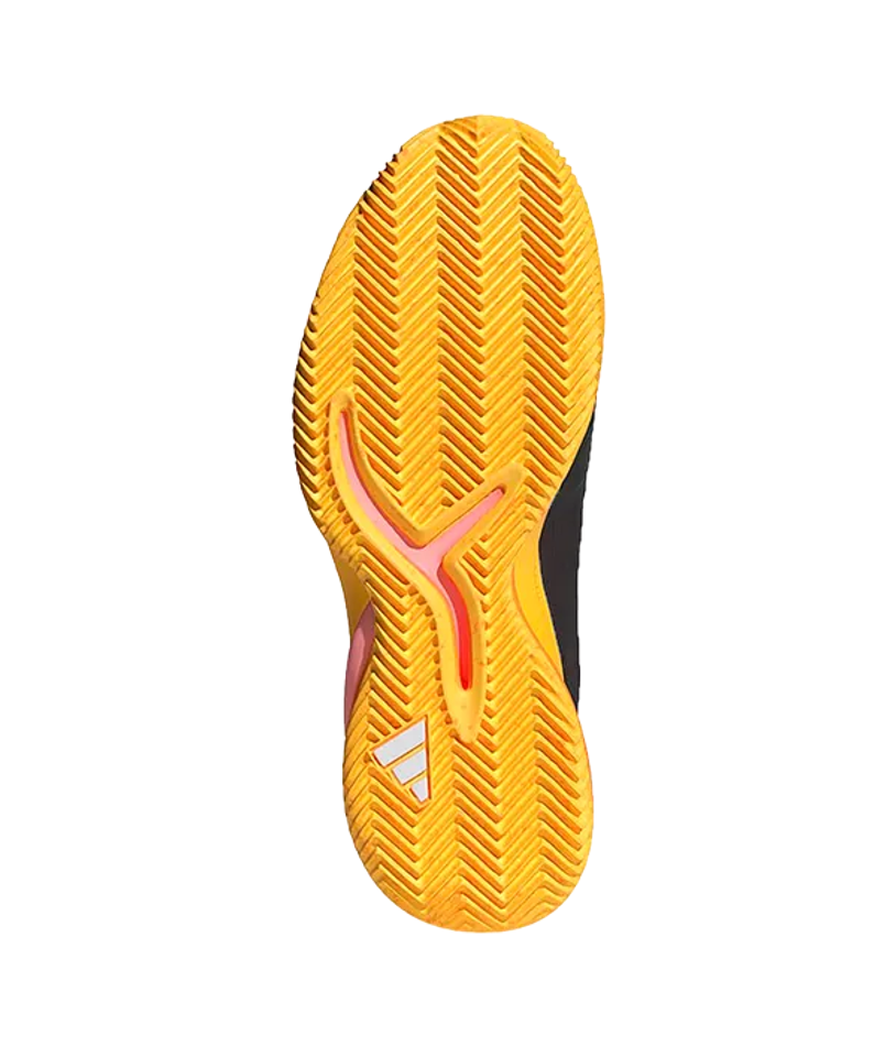 Adidas Adizero Cybersonic M Clay Черные-Оранжевые кроссовки