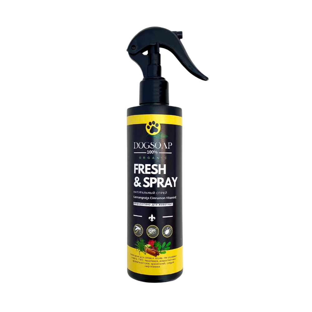 Спрей-репеллент от комаров Fresh&Spray Dogsoap