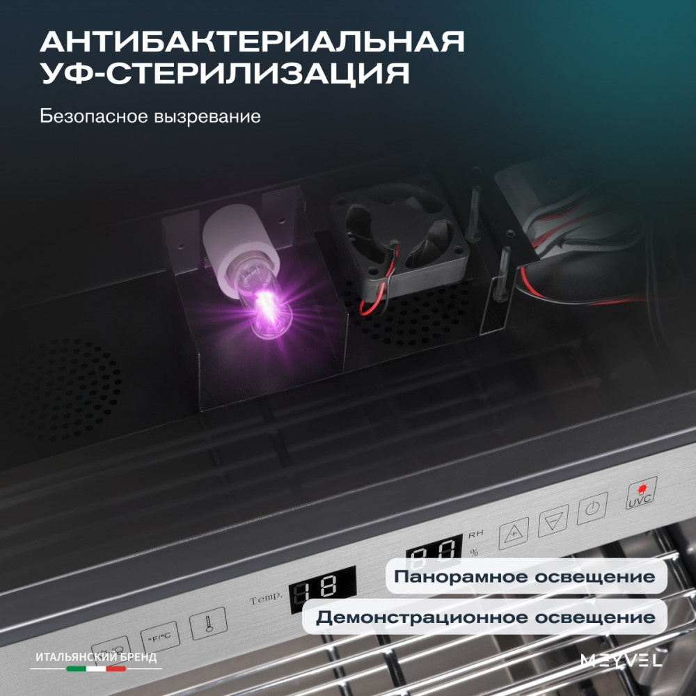 Холодильник для сухого вызревания мяса Meyvel MM-135SR