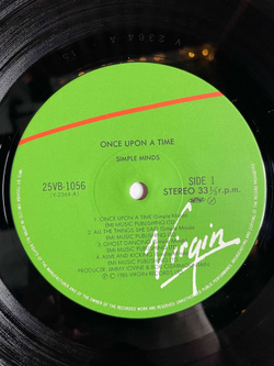 Винтажная виниловая пластинка LP Simple Minds Once Upon A Time (Japan 1985) (No Obi)