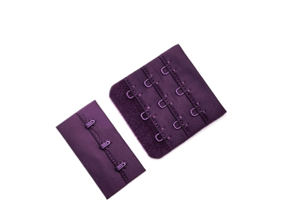 Застежки 3х3, слива, 4,7 см, Турция (Арт: Z3/1T-076), шт